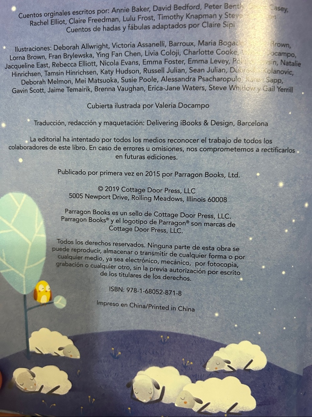 365 cuentos y rimas para la hora de dormir -Children’s Spanish Book Hardcover - Picture 7 of 16